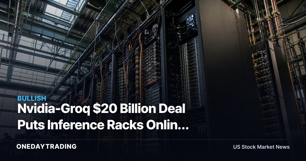 Nvidia-Groq $20 Billion Deal Puts Inference Racks Online This Year