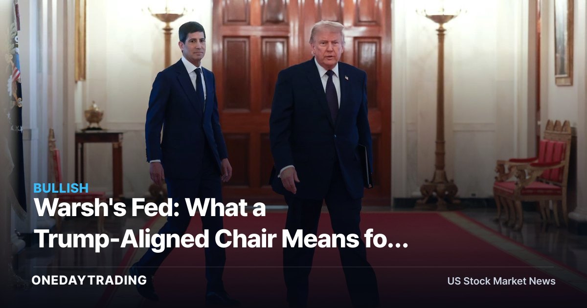 Warsh's Fed: What a Trump-Aligned Chair Means for Banks, Rates and Growth Stocks