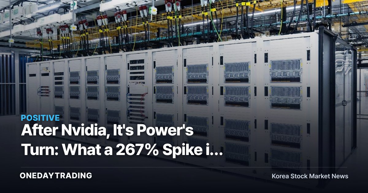After Nvidia, It's Power's Turn: What a 267% Spike in Data Center Electricity Costs Points To