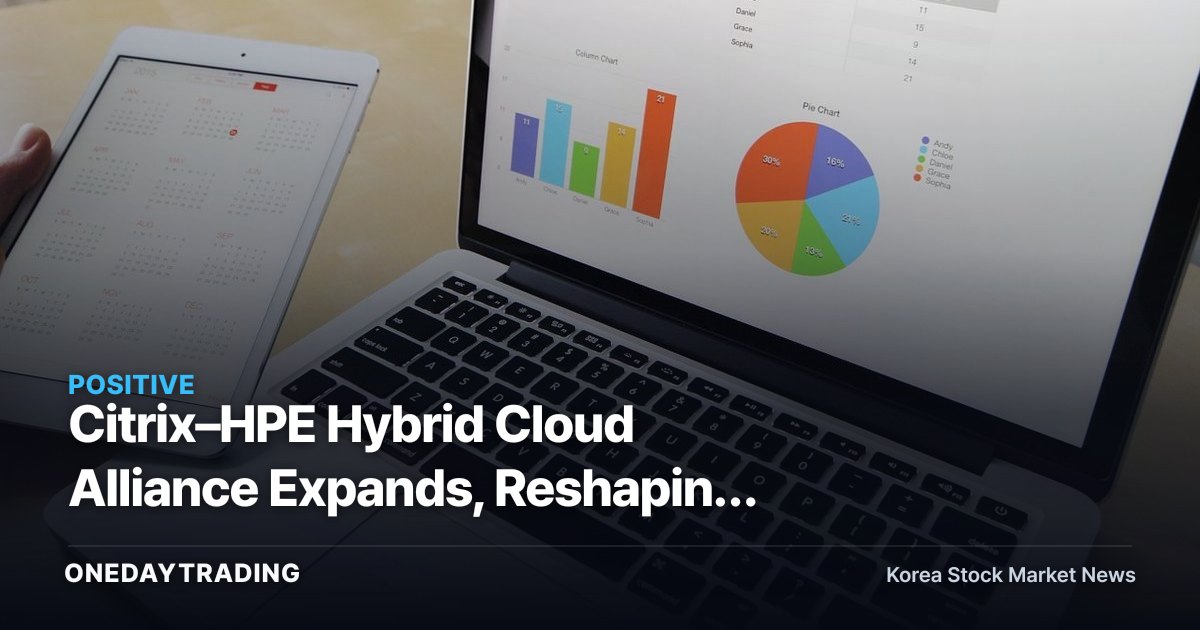 Citrix–HPE Hybrid Cloud Alliance Expands, Reshaping the Virtualization Market
