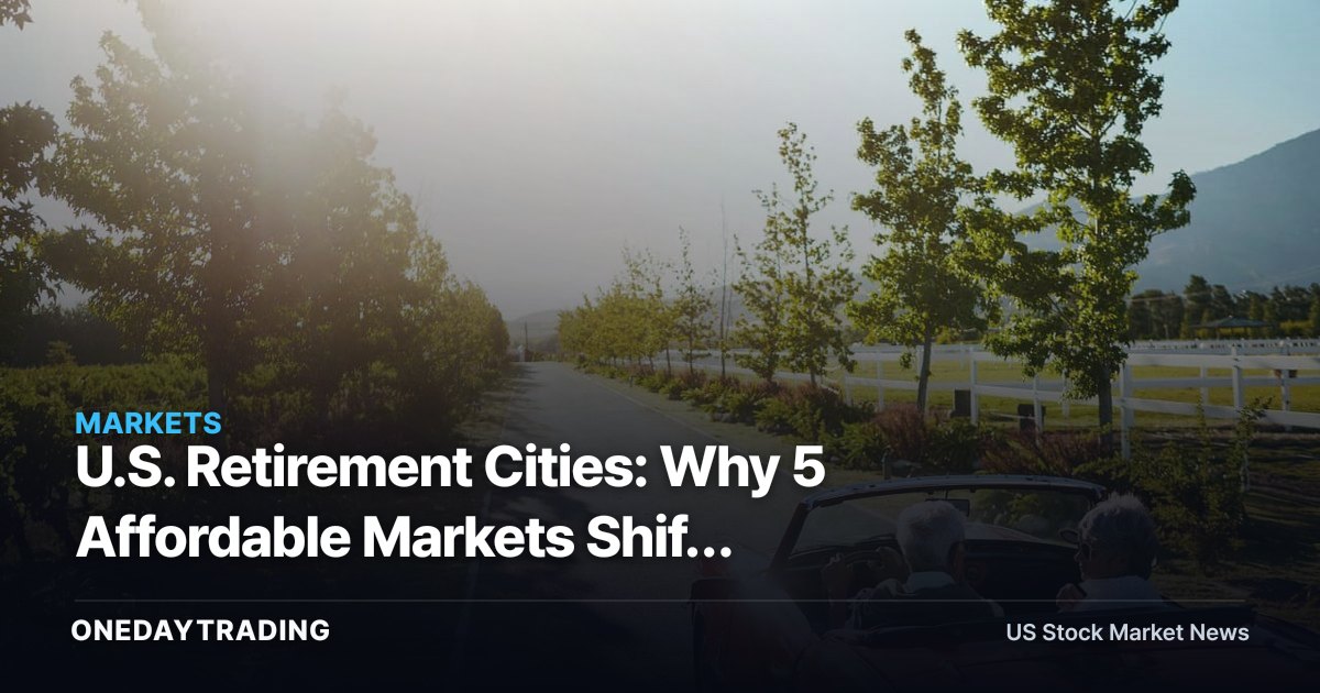 U.S. Retirement Cities: Why 5 Affordable Markets Shift Housing Math