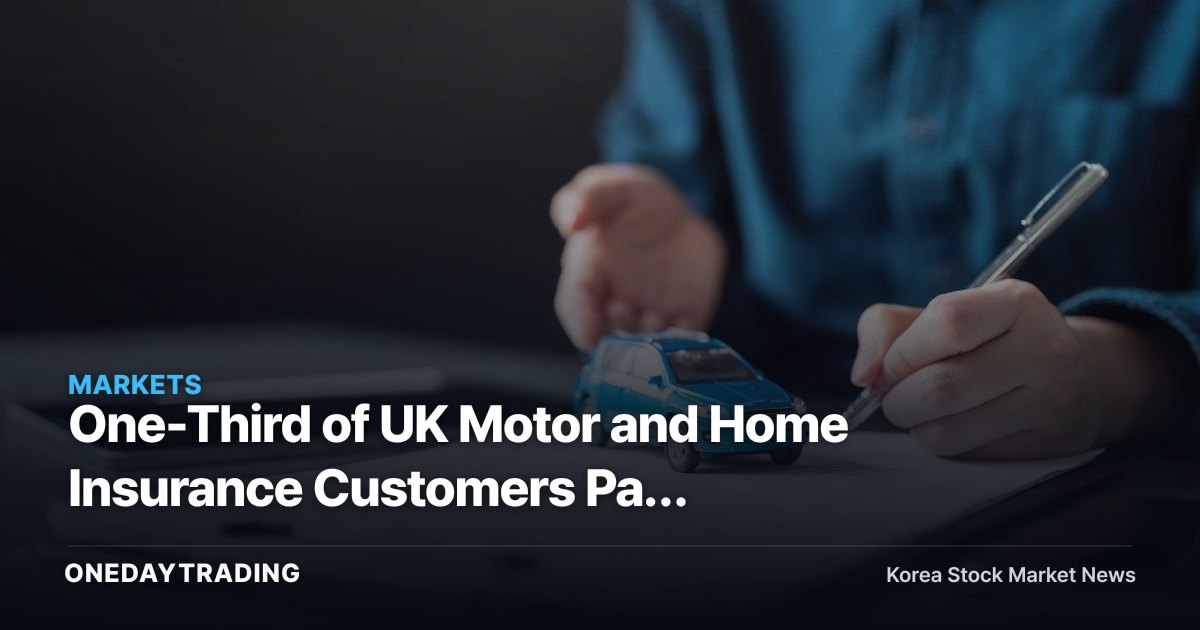 One-Third of UK Motor and Home Insurance Customers Pay Monthly — Insurers' Installment Income and Regulatory Risk
