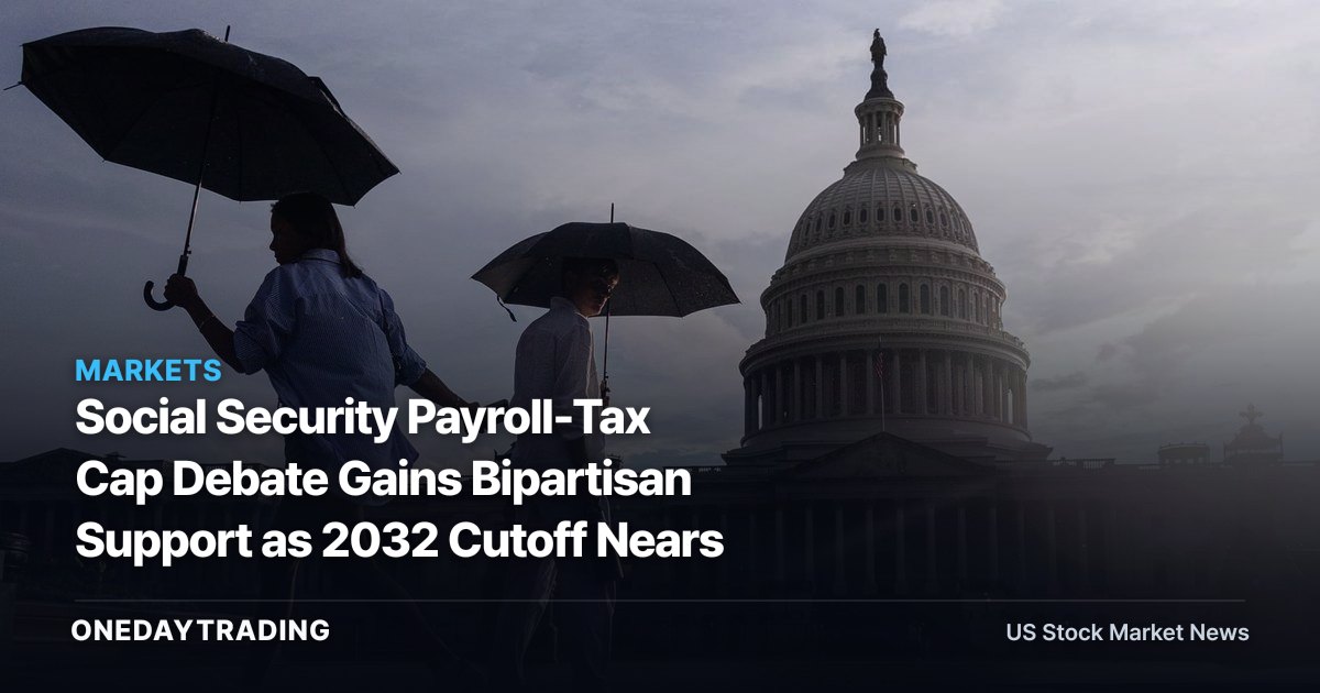 Social Security Payroll-Tax Cap Debate Gains Bipartisan Support as 2032 Cutoff Nears
