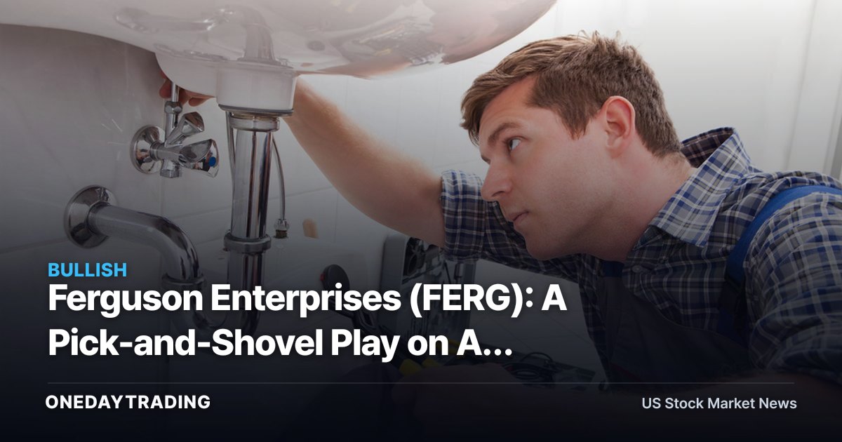Ferguson Enterprises (FERG): A Pick-and-Shovel Play on AI Data Center Waterworks and Mechanical Plumbing