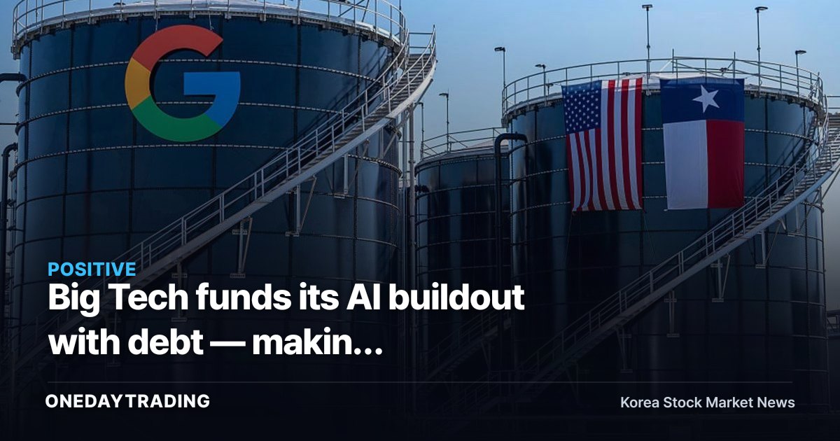 Big Tech funds its AI buildout with debt — making semiconductor and memory stocks rate-sensitive