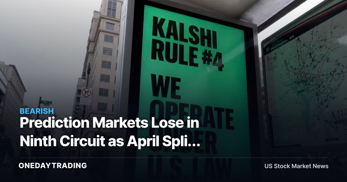 Prediction Markets Lose in Ninth Circuit as April Split Points to Supreme Court