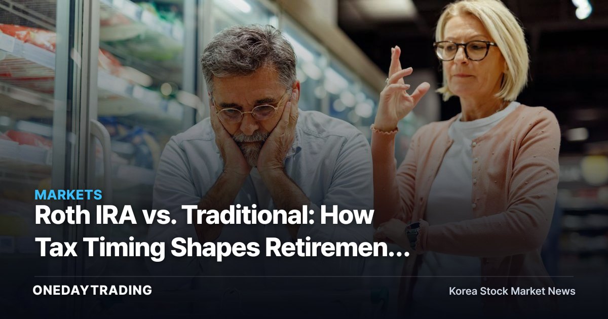 Roth IRA vs. Traditional: How Tax Timing Shapes Retirement Tax Strategy — and What It Means for Korea