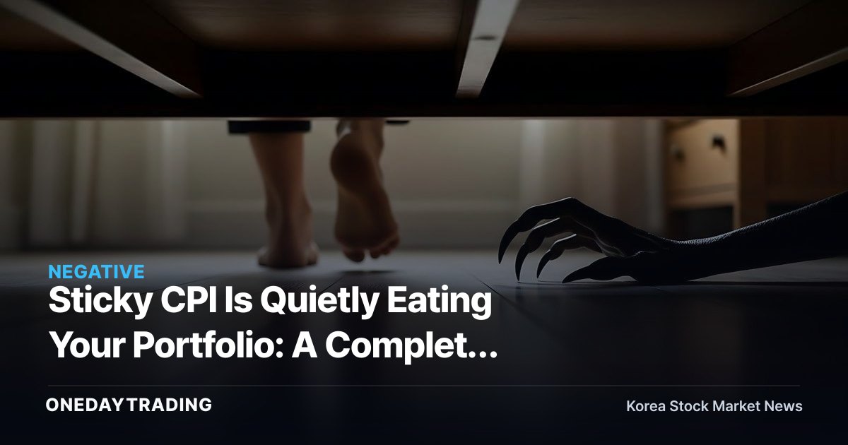 Sticky CPI Is Quietly Eating Your Portfolio: A Complete Guide to Inflation-Hedging Strategies