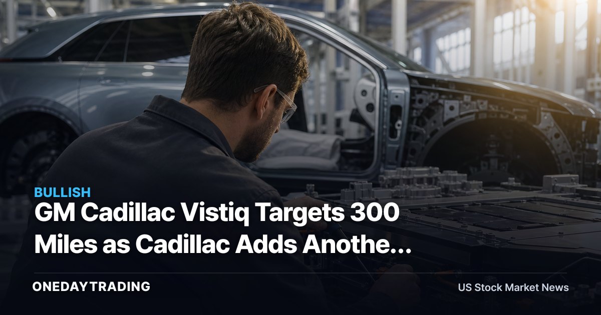 GM Cadillac Vistiq Targets 300 Miles as Cadillac Adds Another EV Test
