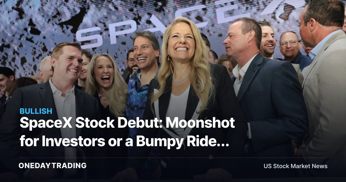 SpaceX Stock Debut: Moonshot for Investors or a Bumpy Ride? RKLB, TSLA in Focus
