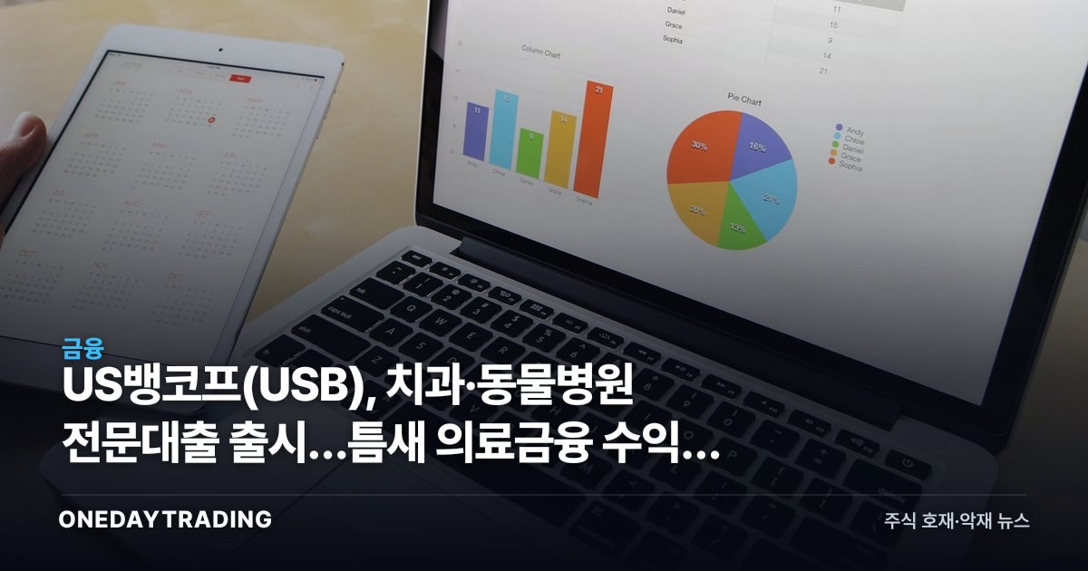 US뱅코프(USB), 치과·동물병원 전문대출 출시…틈새 의료금융 수익성 베팅