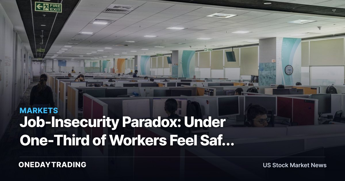 Job-Insecurity Paradox: Under One-Third of Workers Feel Safe — What It Means for Consumer Stocks