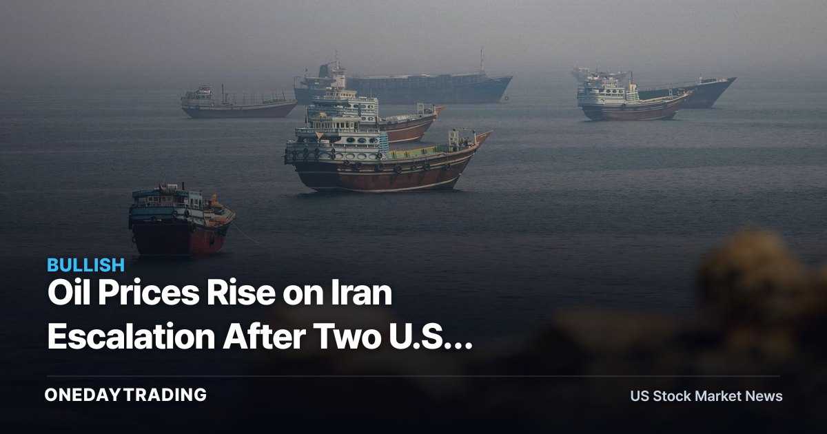 Oil Prices Rise on Iran Escalation After Two U.S. Bases in Jordan Are Hit