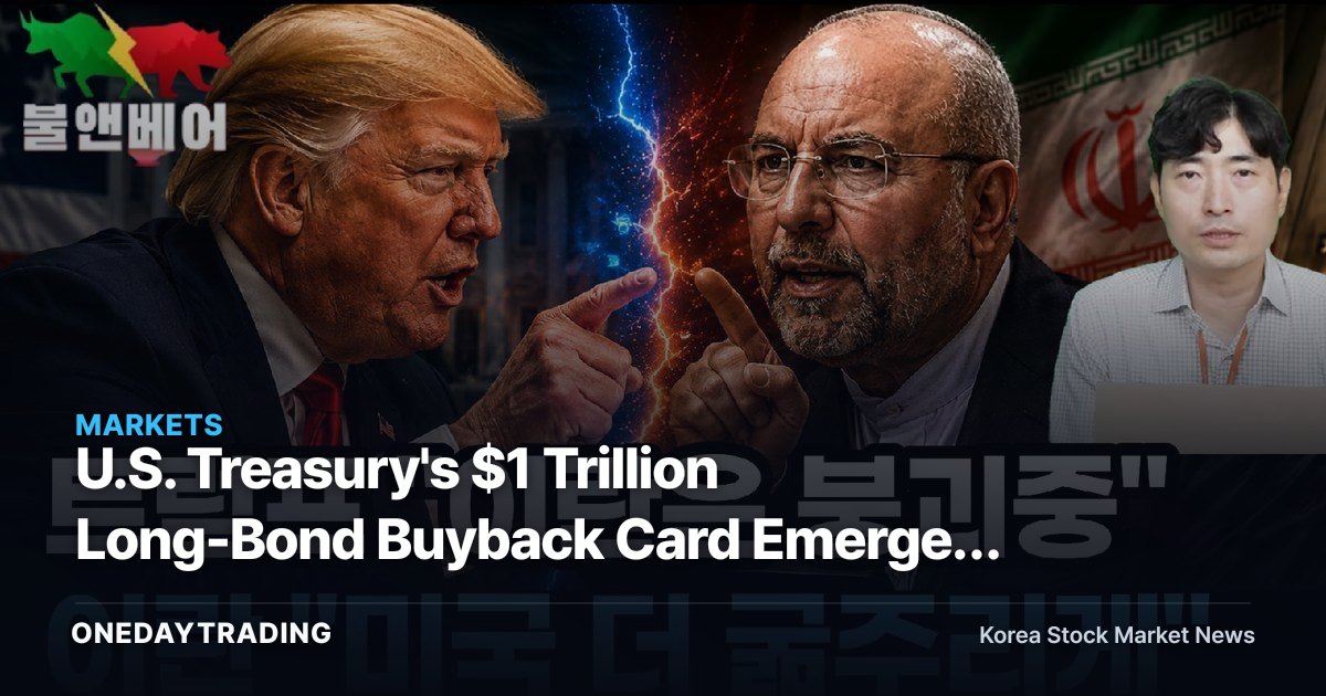 U.S. Treasury's $1 Trillion Long-Bond Buyback Card Emerges Alongside Iran Sanctions