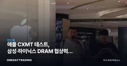 애플 CXMT 테스트, 삼성·하이닉스 DRAM 협상력이 흔들린다