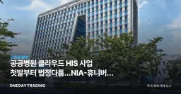 공공병원 클라우드 HIS 사업 첫발부터 법정다툼…NIA-휴니버스 충돌