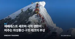 에베레스트 셰르파 극적 생환이 비추는 위성통신·구조 테크의 부상
