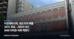 아모레퍼시픽, 내년 미국 매출 20% 목표…세포라 대신 SNS·아마존·틱톡 택했다