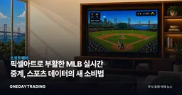 픽셀아트로 부활한 MLB 실시간 중계, 스포츠 데이터의 새 소비법