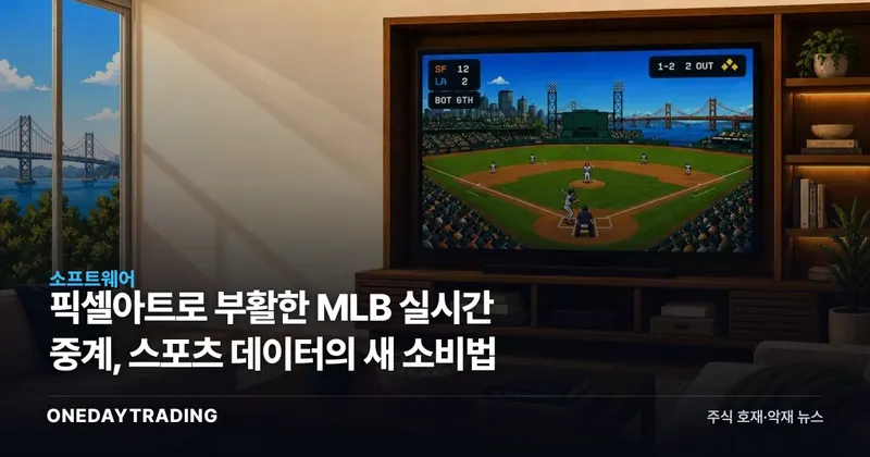픽셀아트로 부활한 MLB 실시간 중계, 스포츠 데이터의 새 소비법