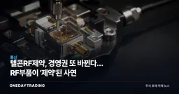 텔콘RF제약, 경영권 또 바뀐다… RF부품이 '제약'된 사연