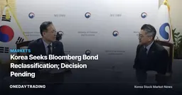 Korea Seeks Bloomberg Bond Reclassification; Decision Pending
