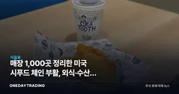 매장 1,000곳 정리한 미국 시푸드 체인 부활, 외식·수산주 시사점