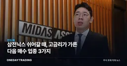 삼전닉스 쉬어갈 때, 고금리가 가른 다음 매수 업종 3가지
