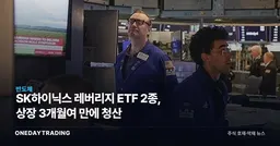 SK하이닉스 레버리지 ETF 2종, 상장 3개월여 만에 청산