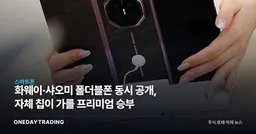 화웨이·샤오미 폴더블폰 동시 공개, 자체 칩이 가를 프리미엄 승부