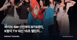 하이브·SM 신인부터 BTS까지, K팝이 TV 대신 15초 챌린지에 거는 이유