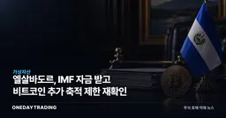 엘살바도르, IMF 자금 받고 비트코인 추가 축적 제한 재확인