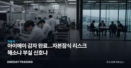 아이에이 감자 완료…자본잠식 리스크 해소냐 부실 신호냐