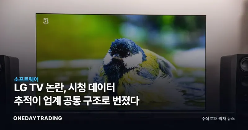 LG TV 논란, 시청 데이터 추적이 업계 공통 구조로 번졌다