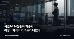 시선AI, 유상증자 최종가 확정…희석의 가격표가 나왔다