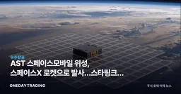 AST 스페이스모바일 위성, 스페이스X 로켓으로 발사…스타링크와 우주 통신 경쟁 본격화