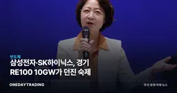 삼성전자·SK하이닉스, 경기 RE100 10GW가 던진 숙제