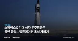 스페이스X 기대 식자 우주항공주 동반 급락…밸류에이션 옥석 가리기