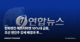 한화엔진 애프터마켓 10%대 급등, 조선 엔진주 강세 배경과 투자 포인트