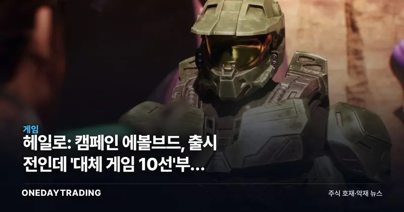 헤일로: 캠페인 에볼브드, 출시 전인데 '대체 게임 10선'부터 나왔다