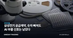 삼성전기 공급계약, 숫자 빠져도 AI 부품 신호는 남았다