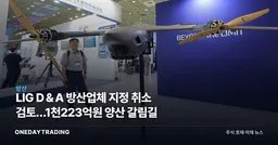LIG D＆A 방산업체 지정 취소 검토…1천223억원 양산 갈림길
