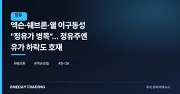 엑슨·쉐브론·쉘 이구동성 "정유가 병목"… 정유주엔 유가 하락도 호재