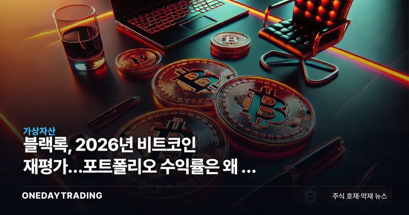 블랙록, 2026년 비트코인 재평가…포트폴리오 수익률은 왜 안 깨졌나