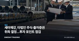 세아제강, 타법인 주식·출자증권 취득 결정…투자 포인트 점검