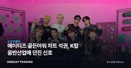 에이티즈 골든아워 차트 석권, K팝 음반산업에 던진 신호