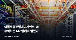 아폴로글로벌매니지먼트, AI 수익화는 M7 밖에서 멈췄다