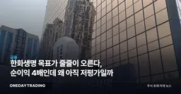 한화생명 목표가 줄줄이 오른다, 순이익 4배인데 왜 아직 저평가일까