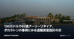 130万ドルで62歳アーリーリタイア、ボカラトンの事例にみる退職資産設計の示唆