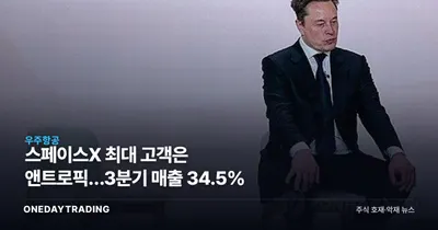 스페이스X 최대 고객은 앤트로픽…3분기 매출 34.5%